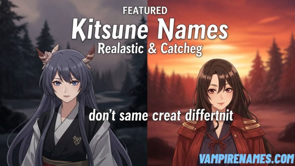 kitsune-names