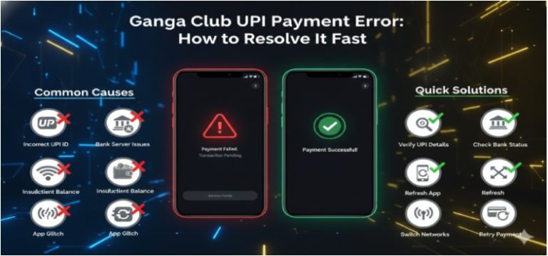 Ganga Club UPI Payment Error: How to Resolve It Fast