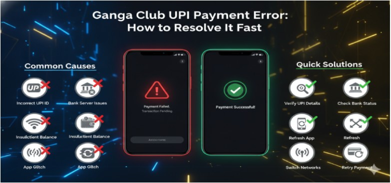 Ganga Club UPI Payment Error: How to Resolve It Fast